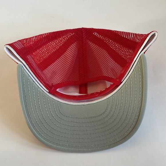 Vintage UNLV Runnin Rebbels AJD Lucky Stripes Mesh Snapback / 1984 / NEW - Picture 3 of 6